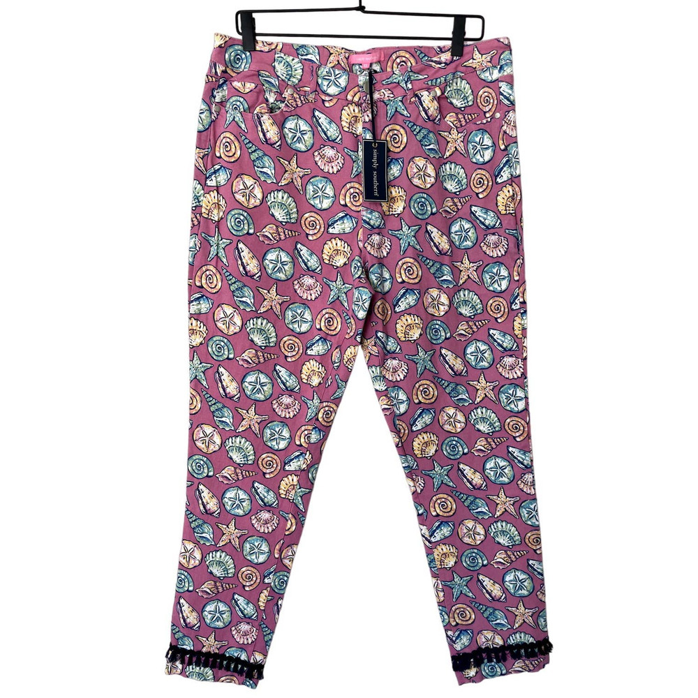 Simply Southern Pink‎ Seashell Pants Size XL NWT